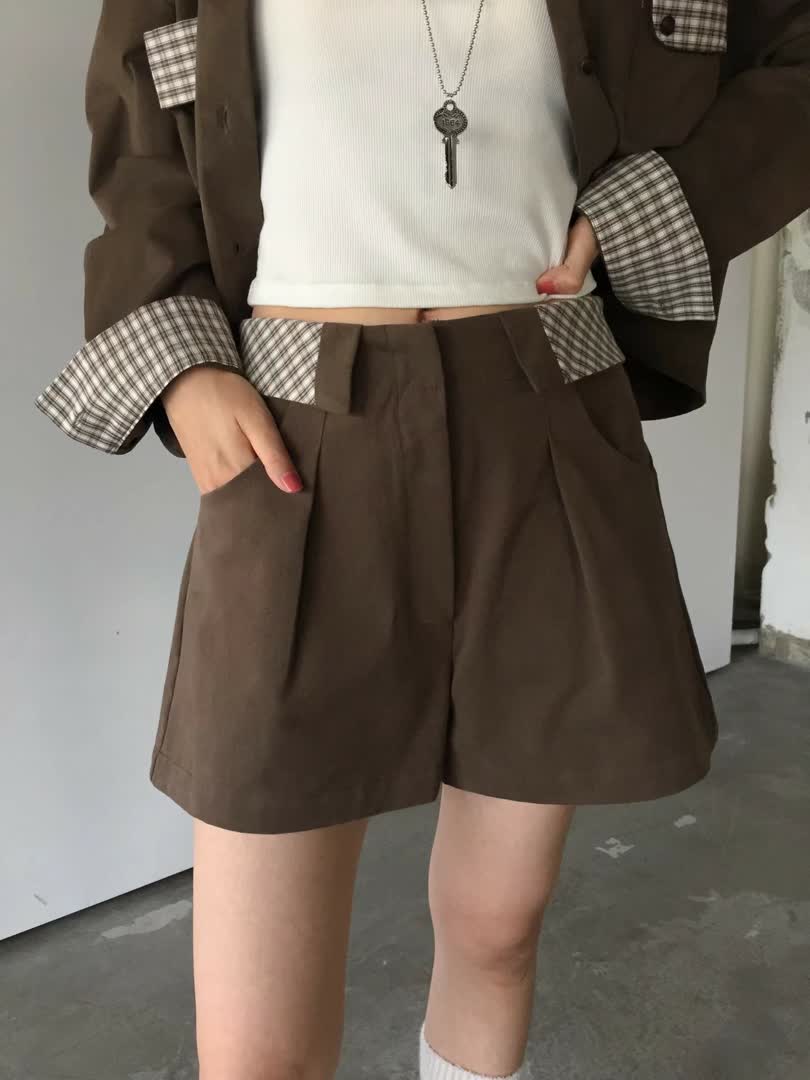 正韓女裝：手臂粗？這件斜襬飄逸款妳穿就知道 - 商品圖片 1