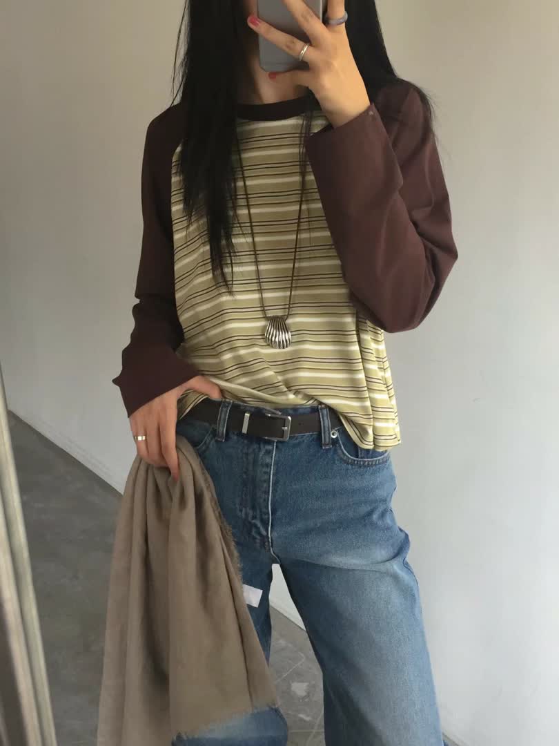正韓女裝：手臂粗？這件斜襬飄逸款妳穿就知道 - 商品圖片 5