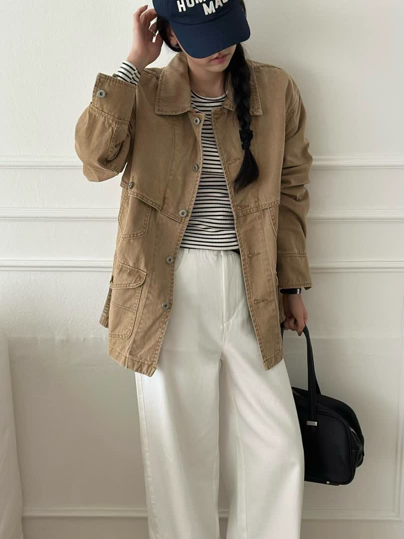 「正韓服飾」一件就萬能？早秋換季藏巧穿搭，輕鬆穿出高級感 - 商品圖片 1
