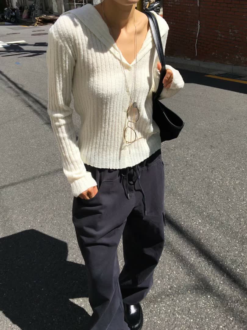 正韓毛衣這樣選！顯瘦3公斤秘密，V領圓領都有解方 - 商品圖片 8