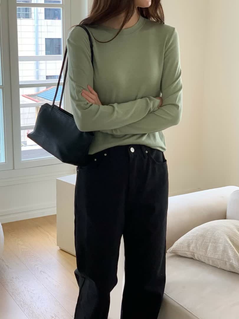 正韓女裝：素T穿起來有質感？我私藏清單教妳從「這點」挑 - 商品圖片 15