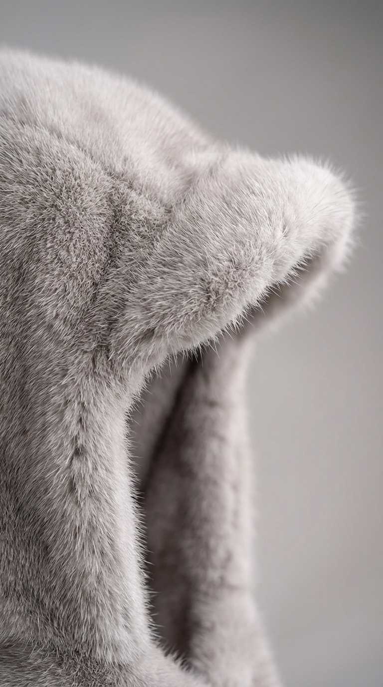 磁釦與毛流細節