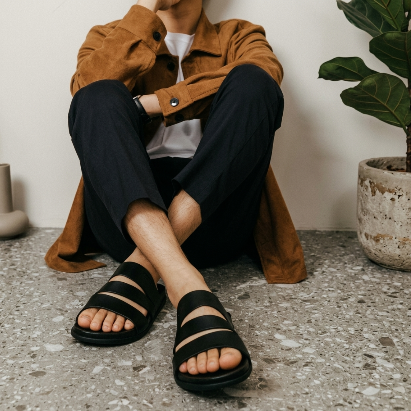 男生涼拖鞋推薦：泰好穿三槓，比夾腳拖更有型？ - 商品圖片 4