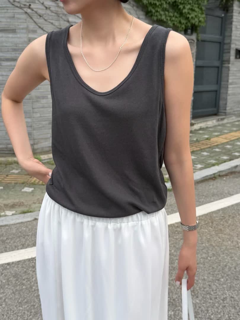韓國夏衣：ionme顯瘦又舒服，莫代爾長裙、寬鬆上衣實穿評測 - 商品圖片 4