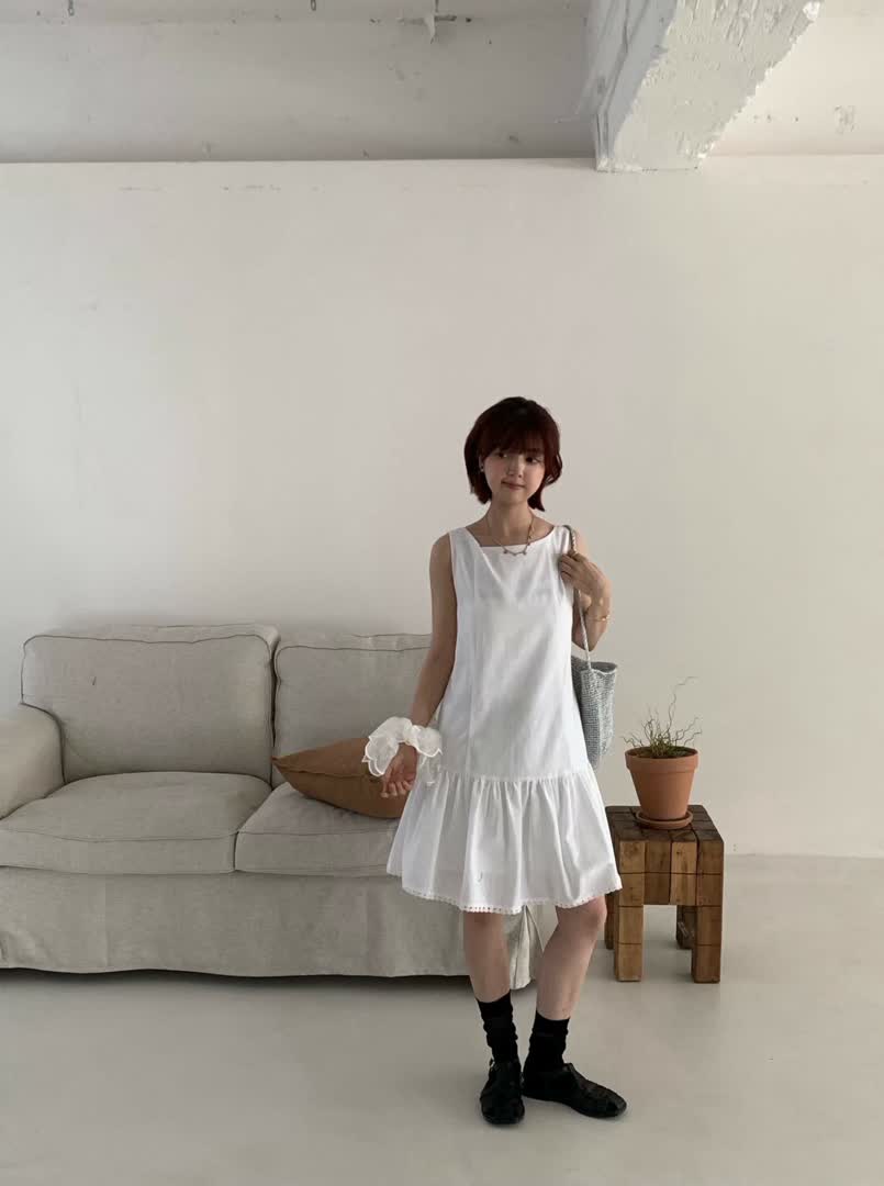 ionme韓夏日穿搭：棉麻、純棉打造質感日常 - 商品圖片 7