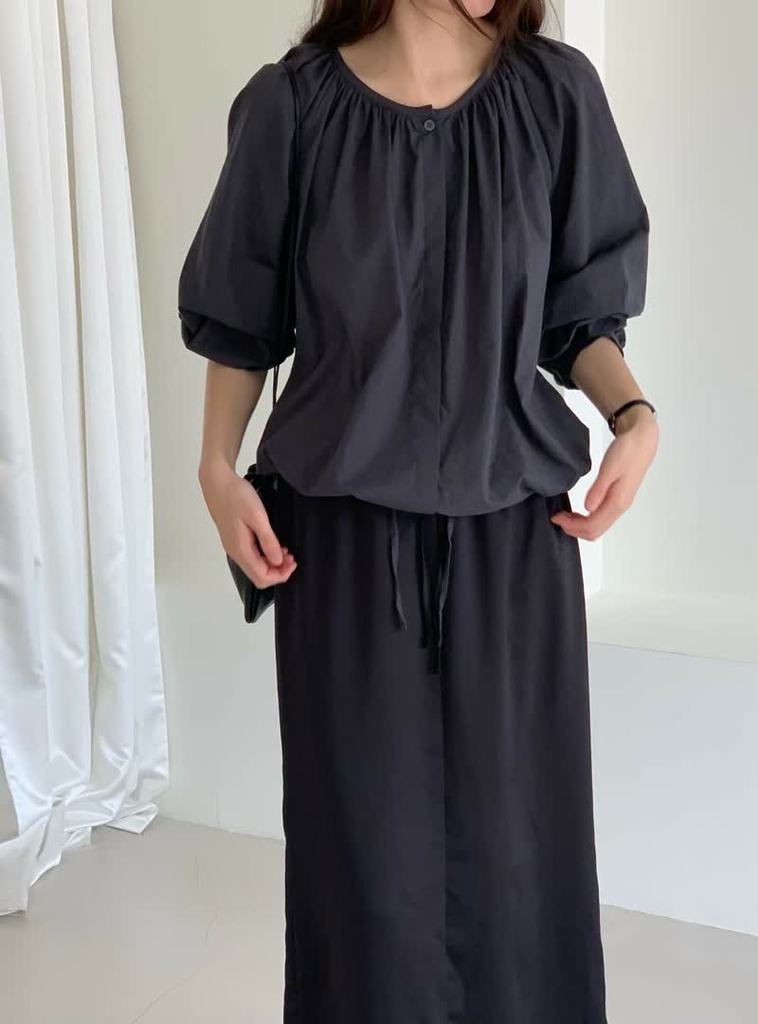 HO家抽繩澎袖襯衫 商品圖 8