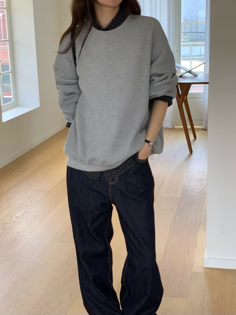 HO家華夫格長袖上衣 商品圖 23