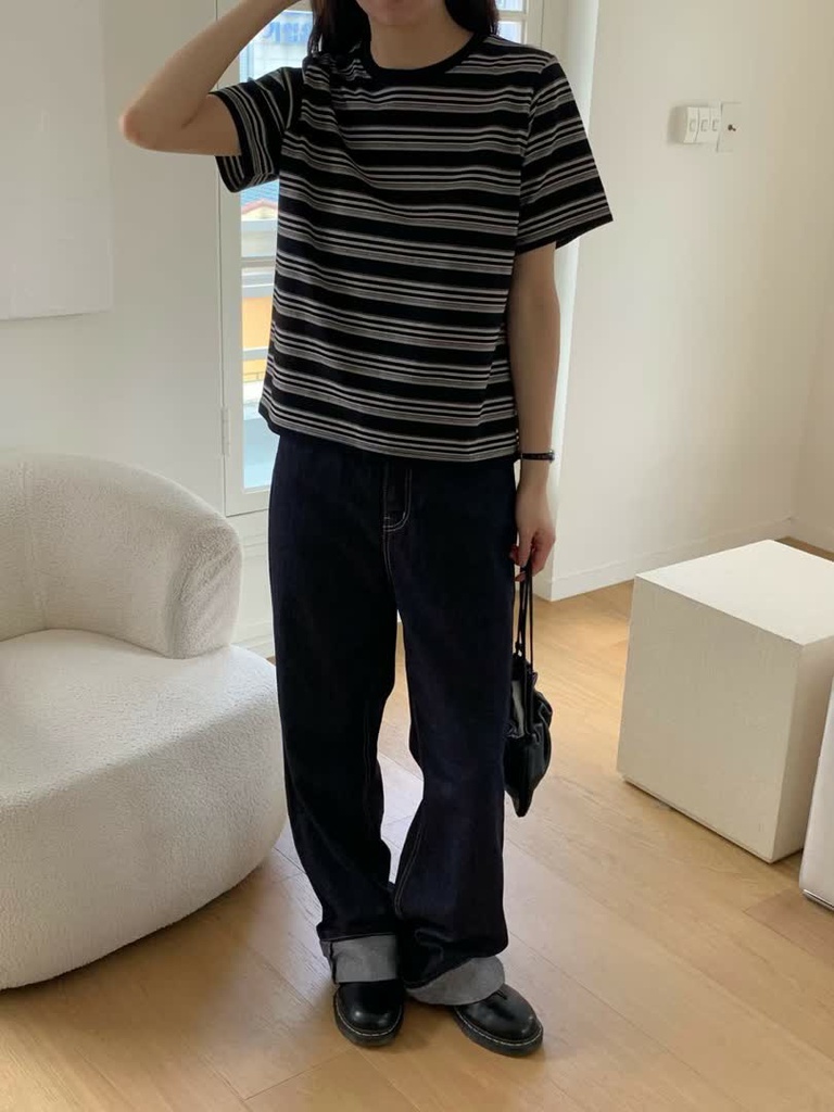 HO家條紋短袖T恤 商品圖 9
