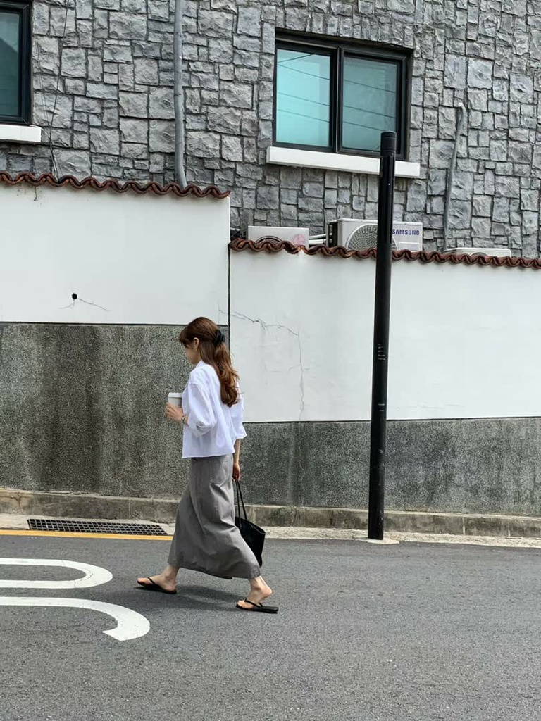 OU家水洗中長裙 商品圖 9