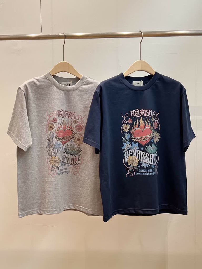 GL家復古印花短袖上衣 商品圖 2