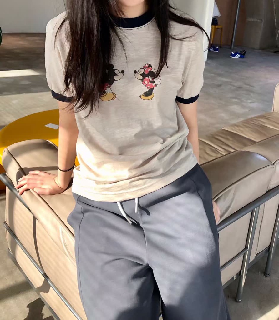GL家迪士尼羅紋短袖 商品圖 1