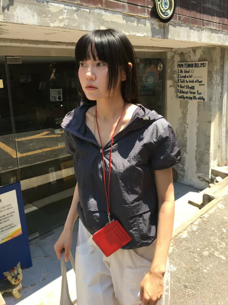 BA家尼龍連帽泡泡袖上衣 商品圖 1