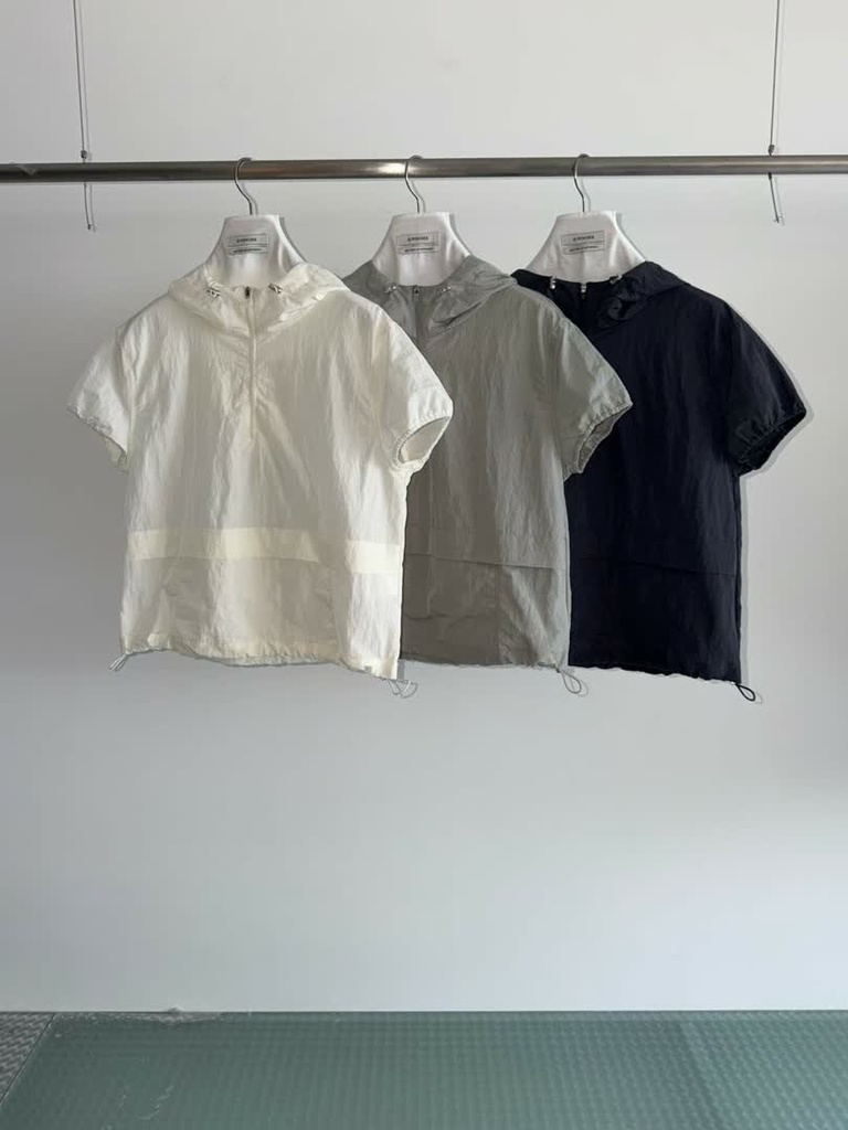 BA家尼龍連帽泡泡袖上衣 商品圖 6