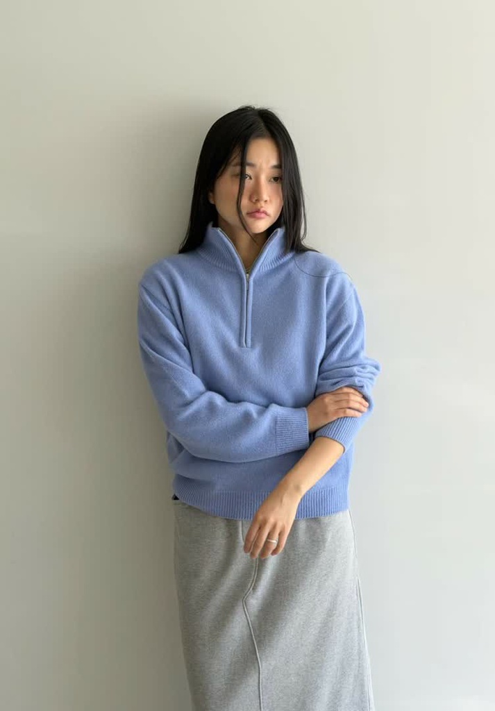 AG家半高領拉鍊針織衫 商品圖 2