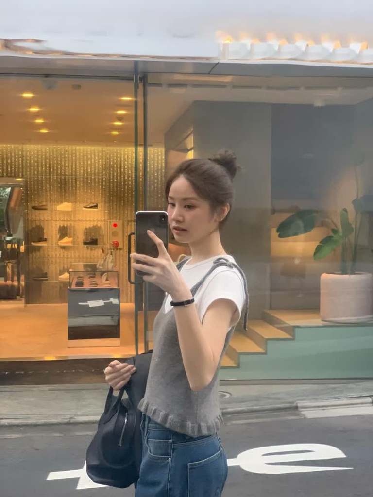 OU家綁帶荷葉邊針織背心 商品圖 11
