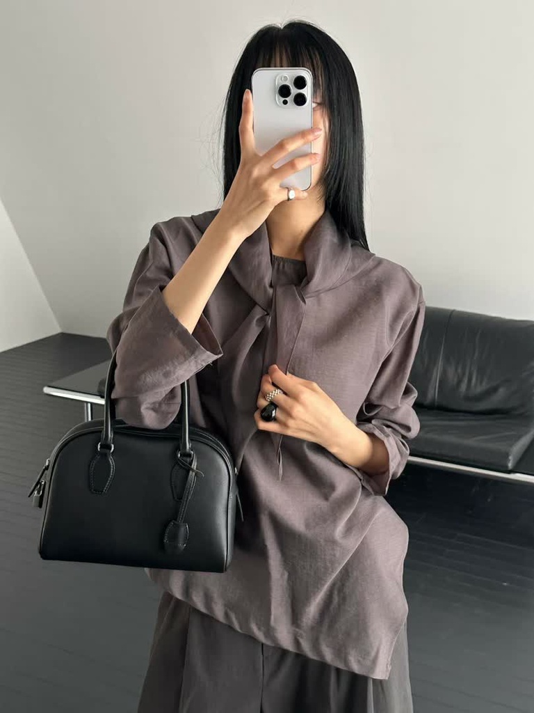 LE家綁帶造型寬版上衣 商品圖 4