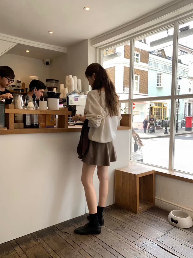 OU家寬版落肩針織上衣 商品圖 2