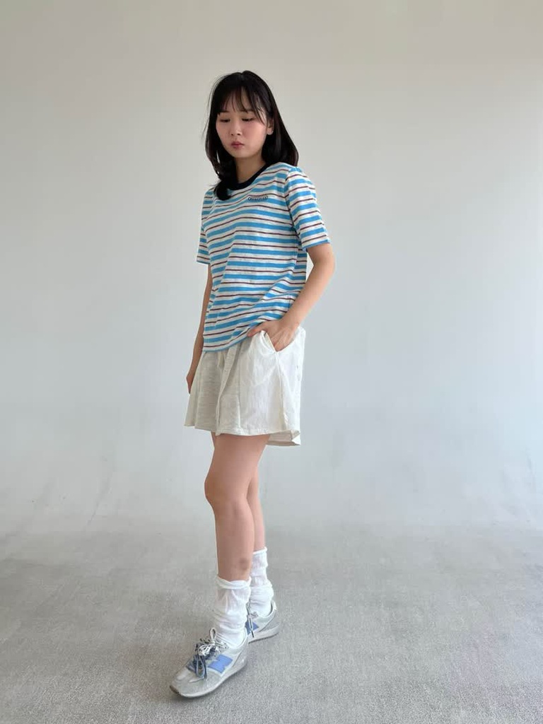 HU家REVERSE條紋短袖上衣 商品圖 3