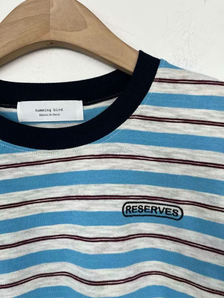 HU家REVERSE條紋短袖上衣 商品圖 7