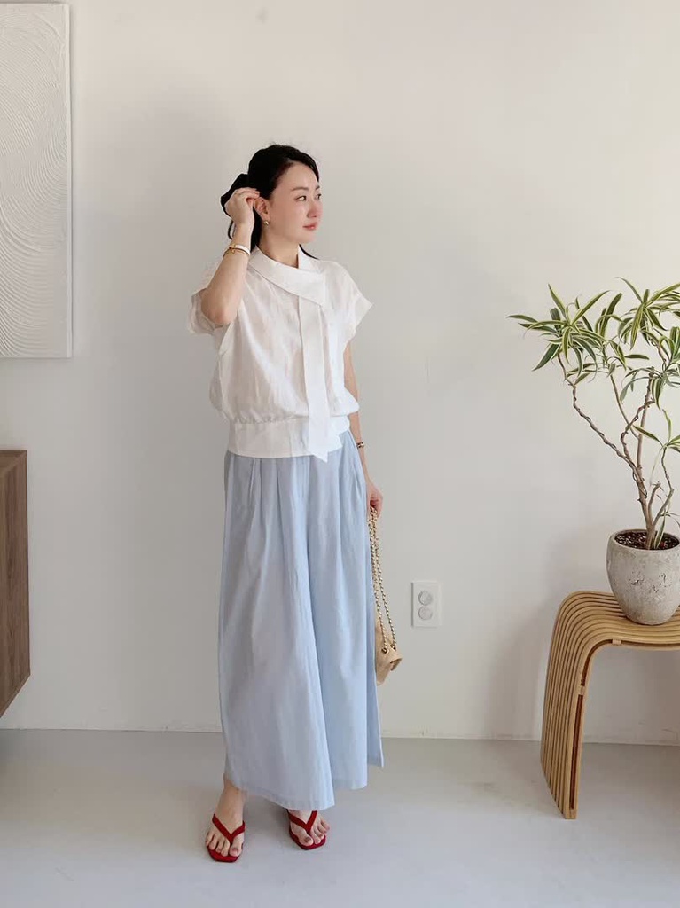 AF家絲光寬版長褲 商品圖 7