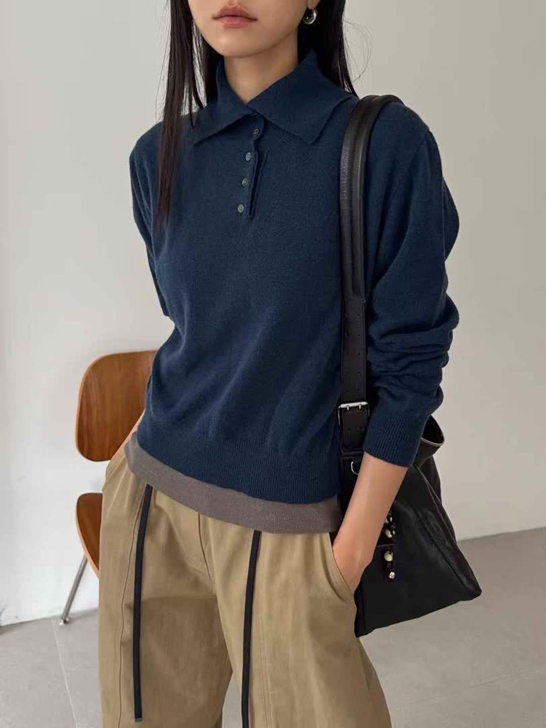 LG家Polo領針織上衣 商品圖 9