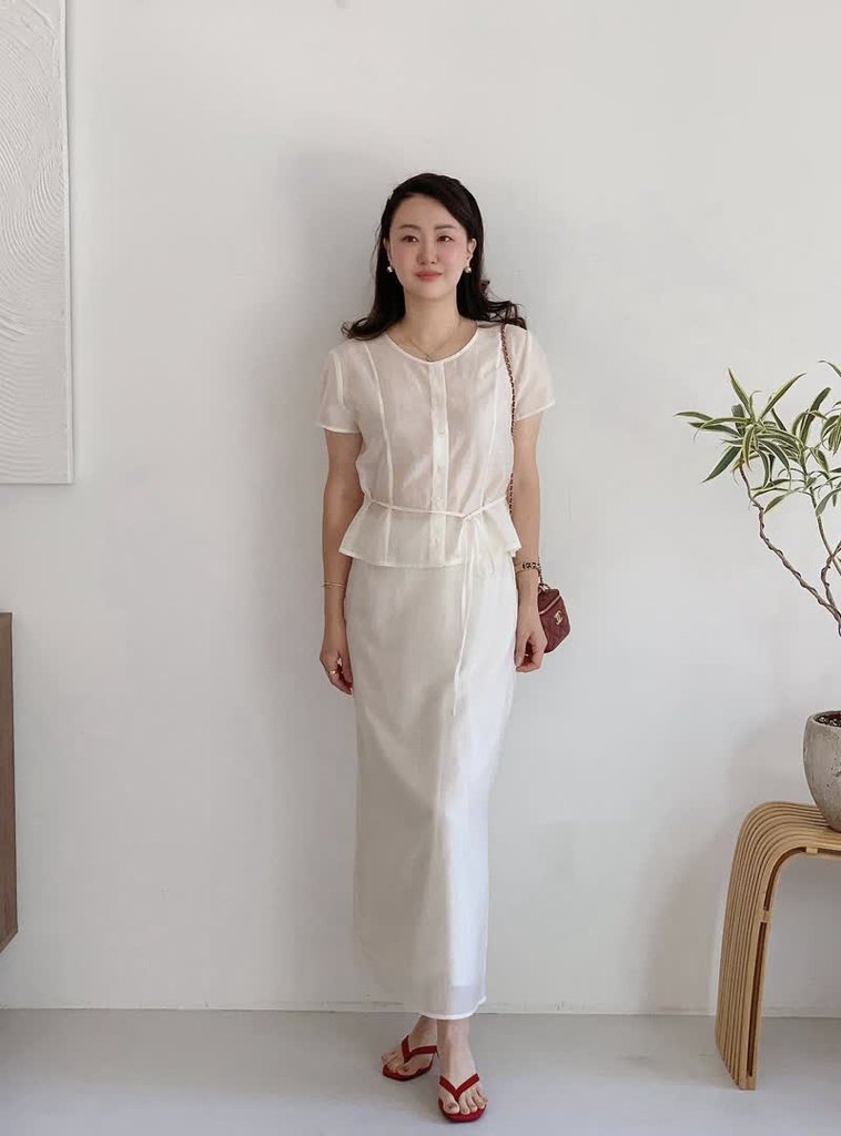 AF家透膚綁帶上衣 商品圖 2