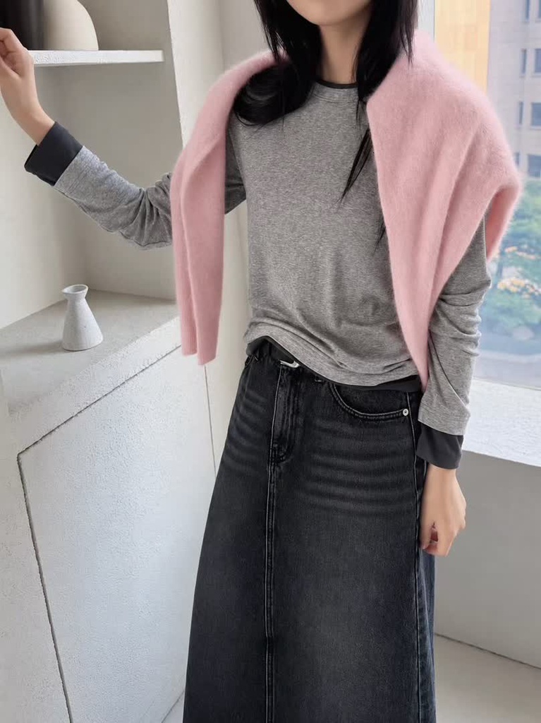 2G家撞色長袖圓領上衣 商品圖 2