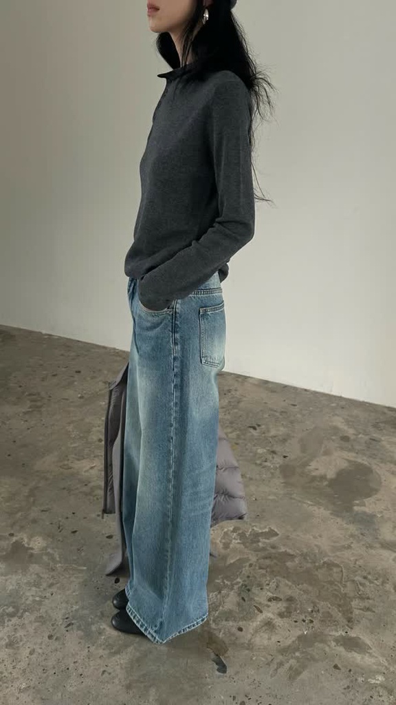 FO家斜扣高領針織衫 商品圖 7