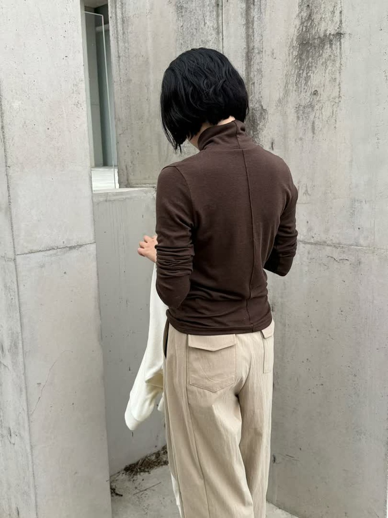 OS家修身高領長袖上衣 商品圖 7
