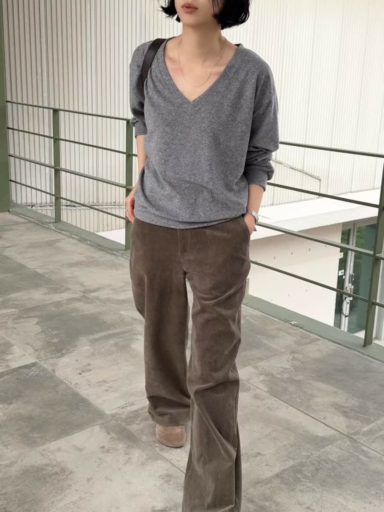 OS家V領長袖上衣 商品圖 4