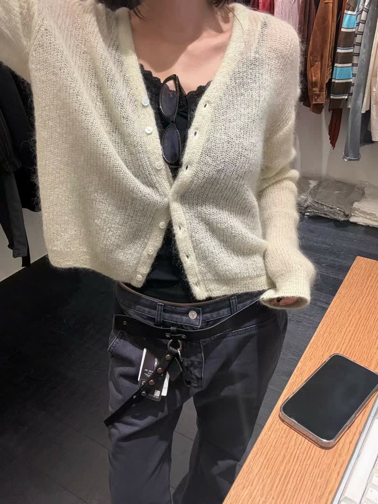 BP家馬海毛針織開衫 商品圖 13