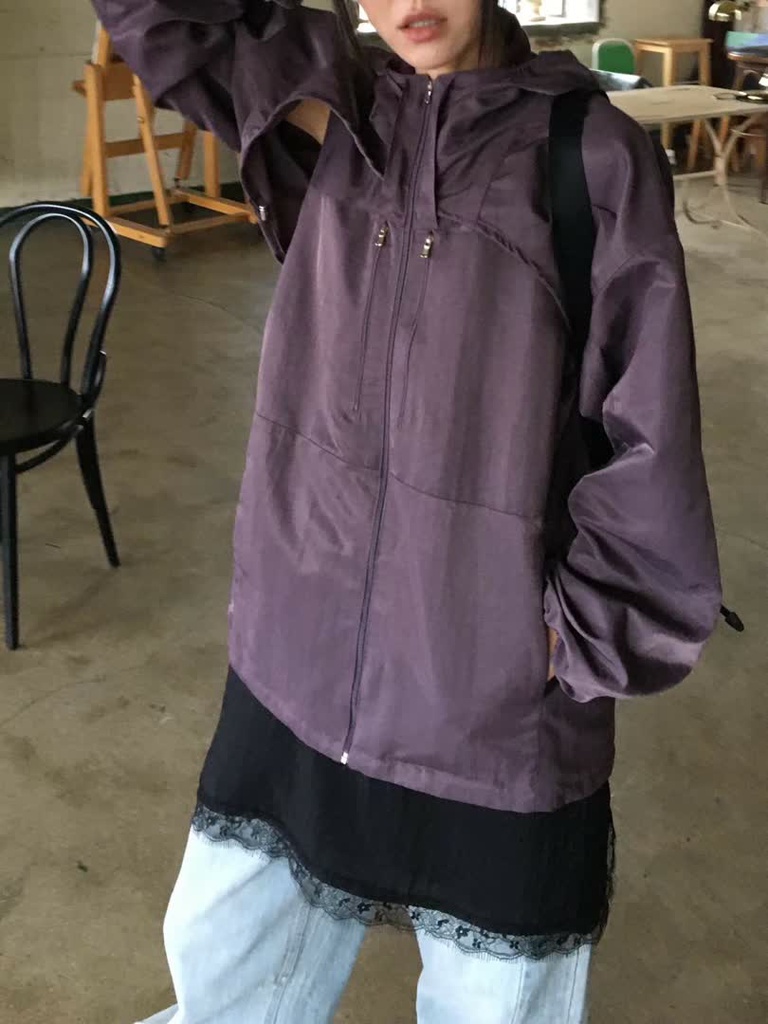 BP家連帽尼龍風衣外套 商品圖 4
