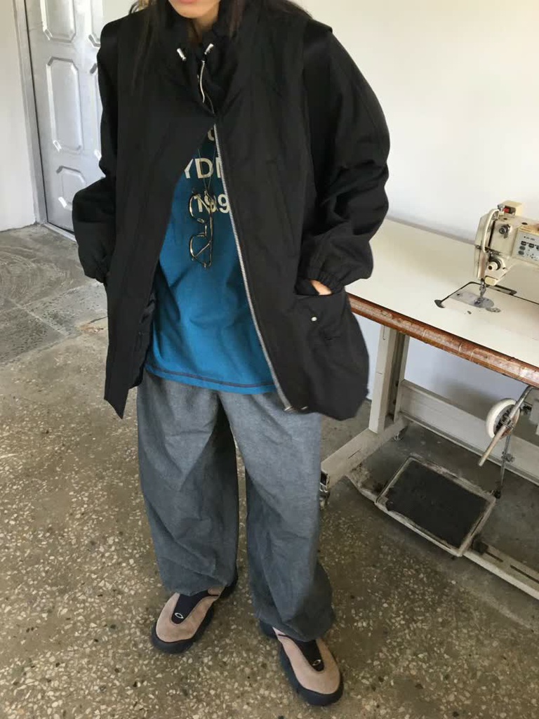 BP家立領抽繩風衣外套 商品圖 4