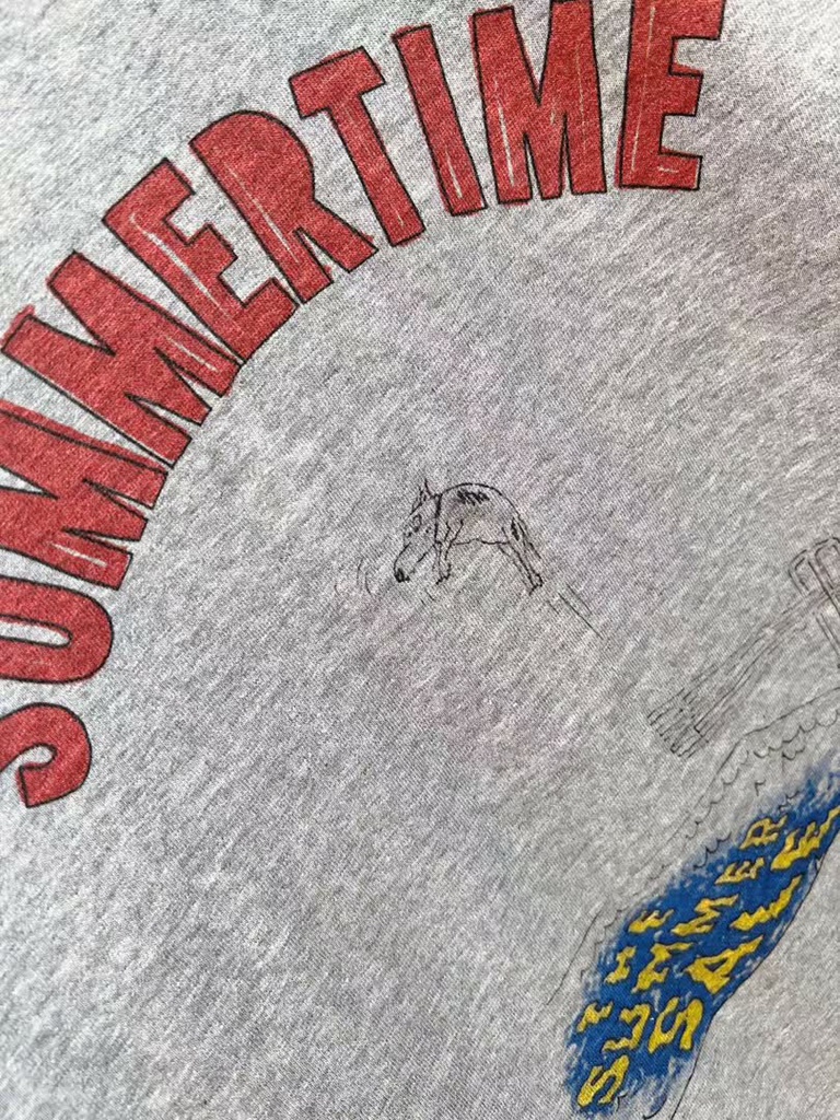 GL家SUMMERTIME印花棉T